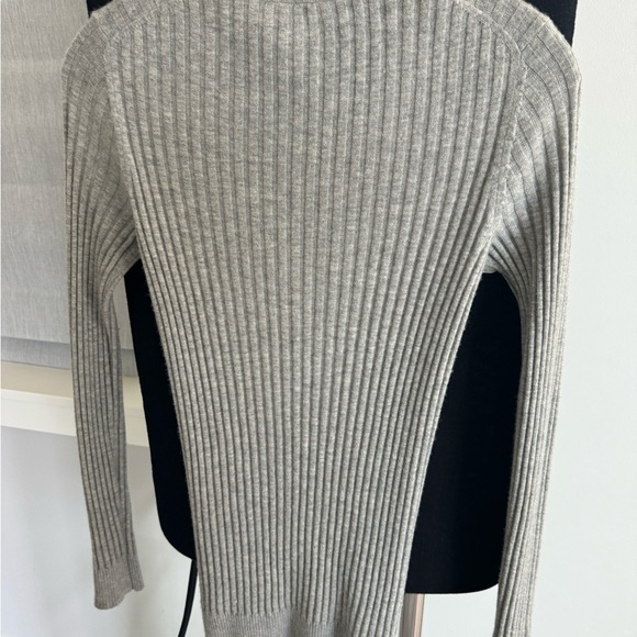 Vince robbed fitted cardigan - Picture 2 of 4